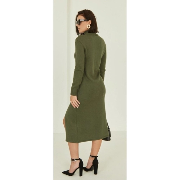 Line and Dot  Neck Sweater dress Size M - Picture 12 of 12